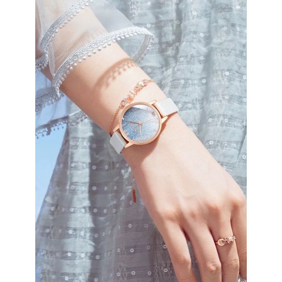 Premium Light Luxury Starry Dial Women's Watch